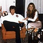 Elvis and girl friend Thompson